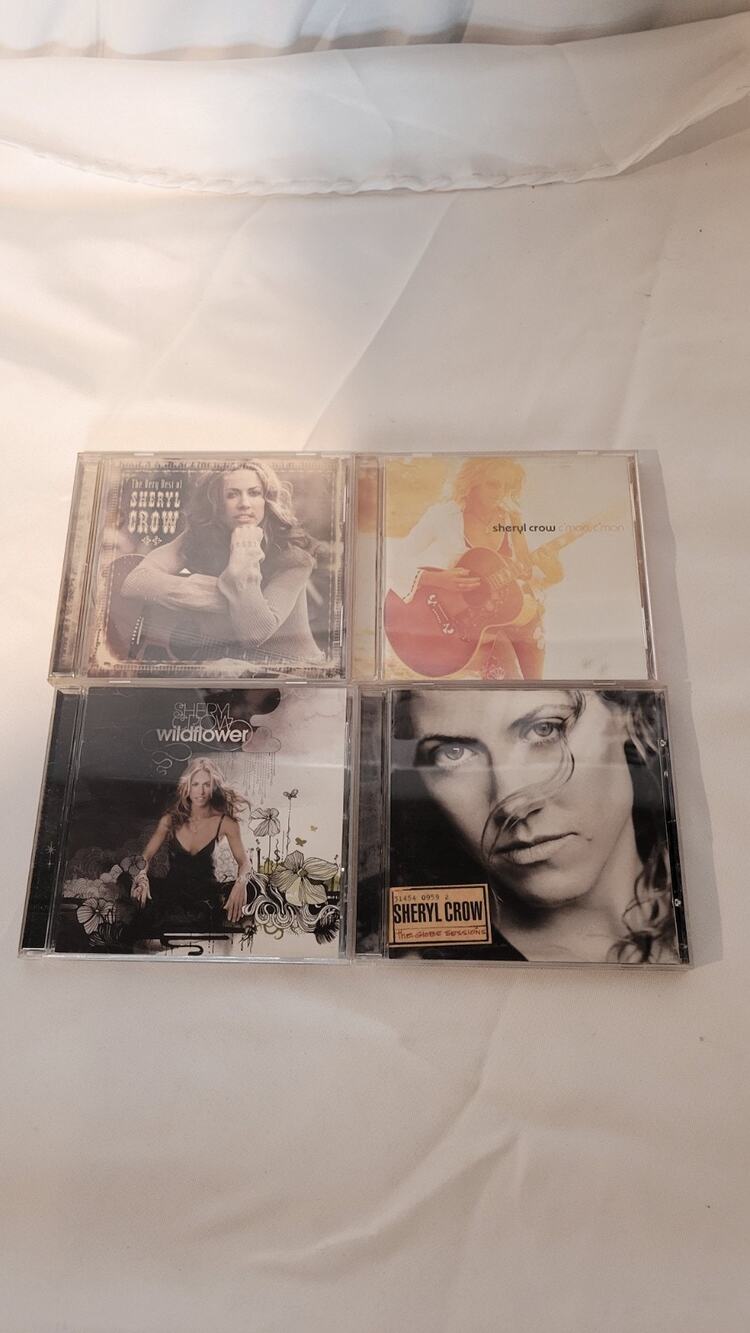 Sheryl Crow 4 CD Lot Very Best C'mon C'mon Wildflower Globe Sessions